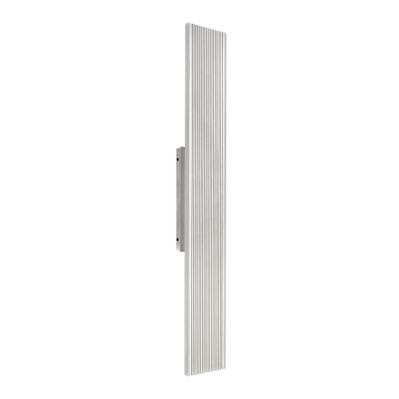 Oluk 35" Ultra-Sleek 2-Light LED All-Terior Brushed Aluminum Vertical Wall Sconce