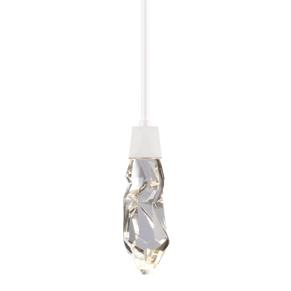 Angelus LED 3CCT Inimitable Crafted Crystal Matte White Mini-Pendant