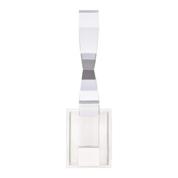 Mamadim 2" x 2" Crystal Wall Sconce Matte White