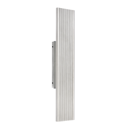 Oluk 28" Ultra-Sleek 2-Light LED All-Terior Brushed Aluminum Vertical Wall Sconce