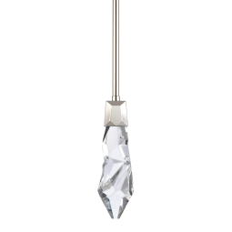 Angelus LED 3CCT Inimitable Crafted Crystal Polished Nickel Mini-Pendant
