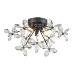 Adelle Crystal Sputnik Flush Mount