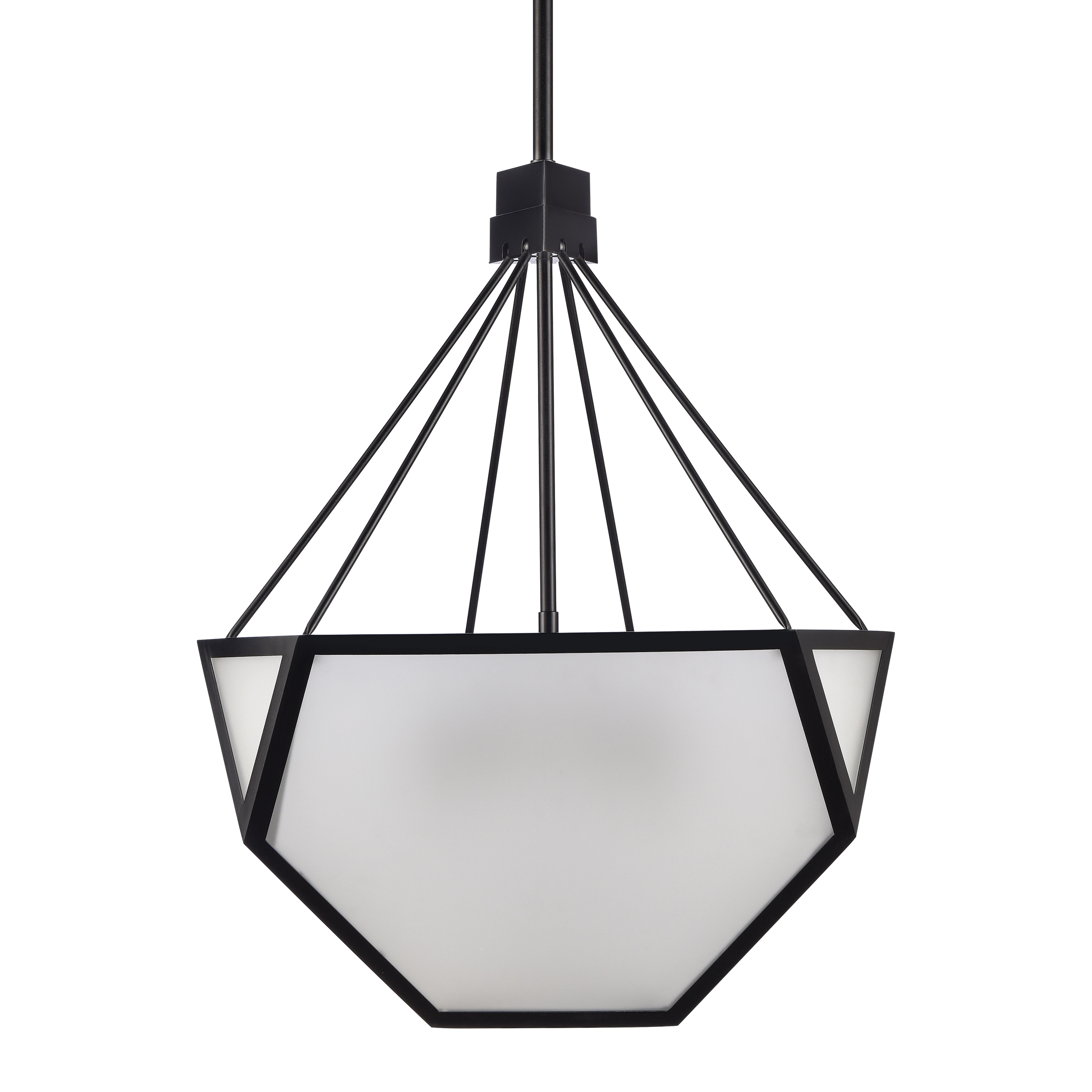 Moonbow 21" Architectural Chandelier