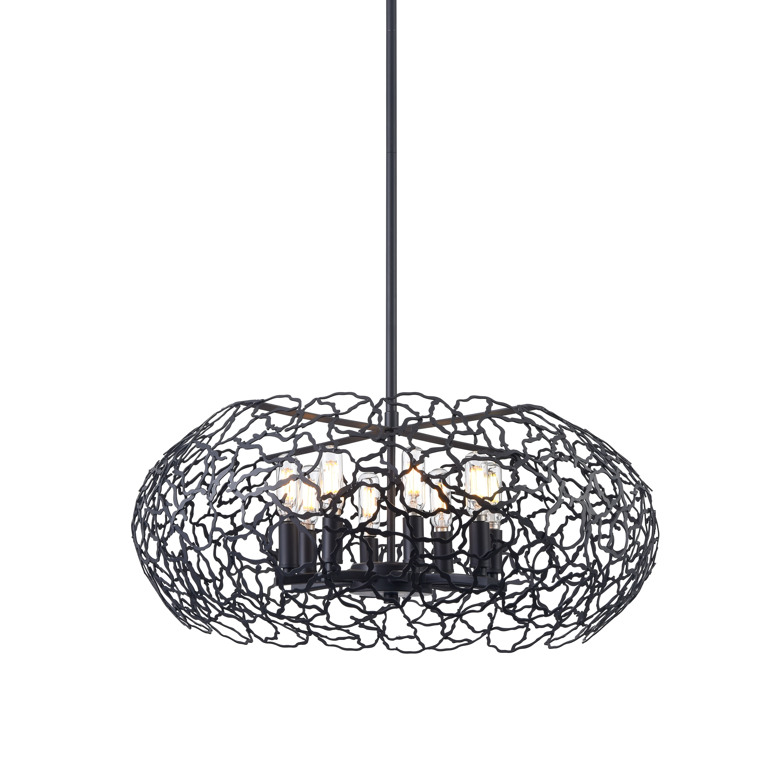 Helios 22" Organic Oval Chandelier