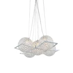 Kent 19" Crystal Cluster Chandelier