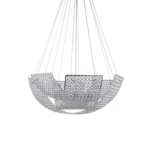 Monarch 24" Crystal Bowl Chandelier