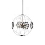 Plato 20" Geometric Globe Chandelier