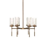 Triticus 26" Glass Chandelier
