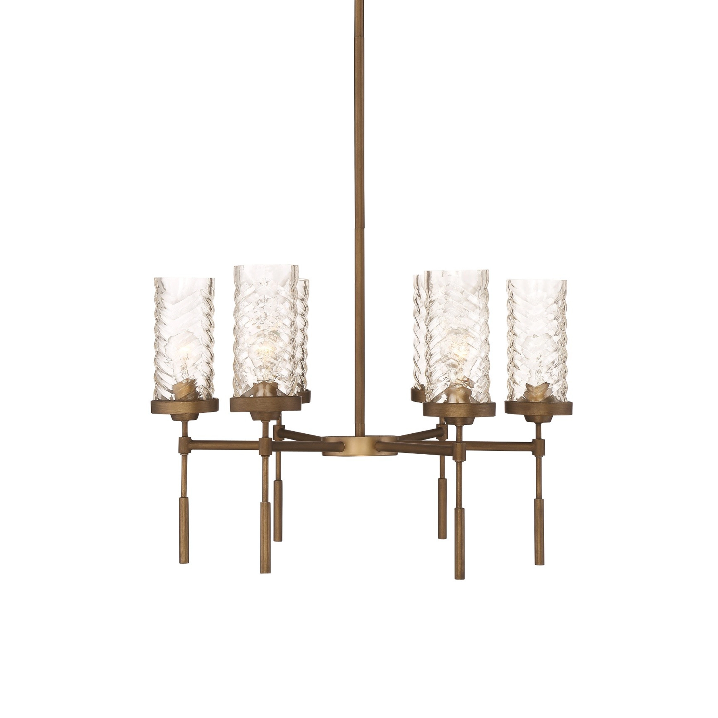 Triticus 26" Glass Chandelier