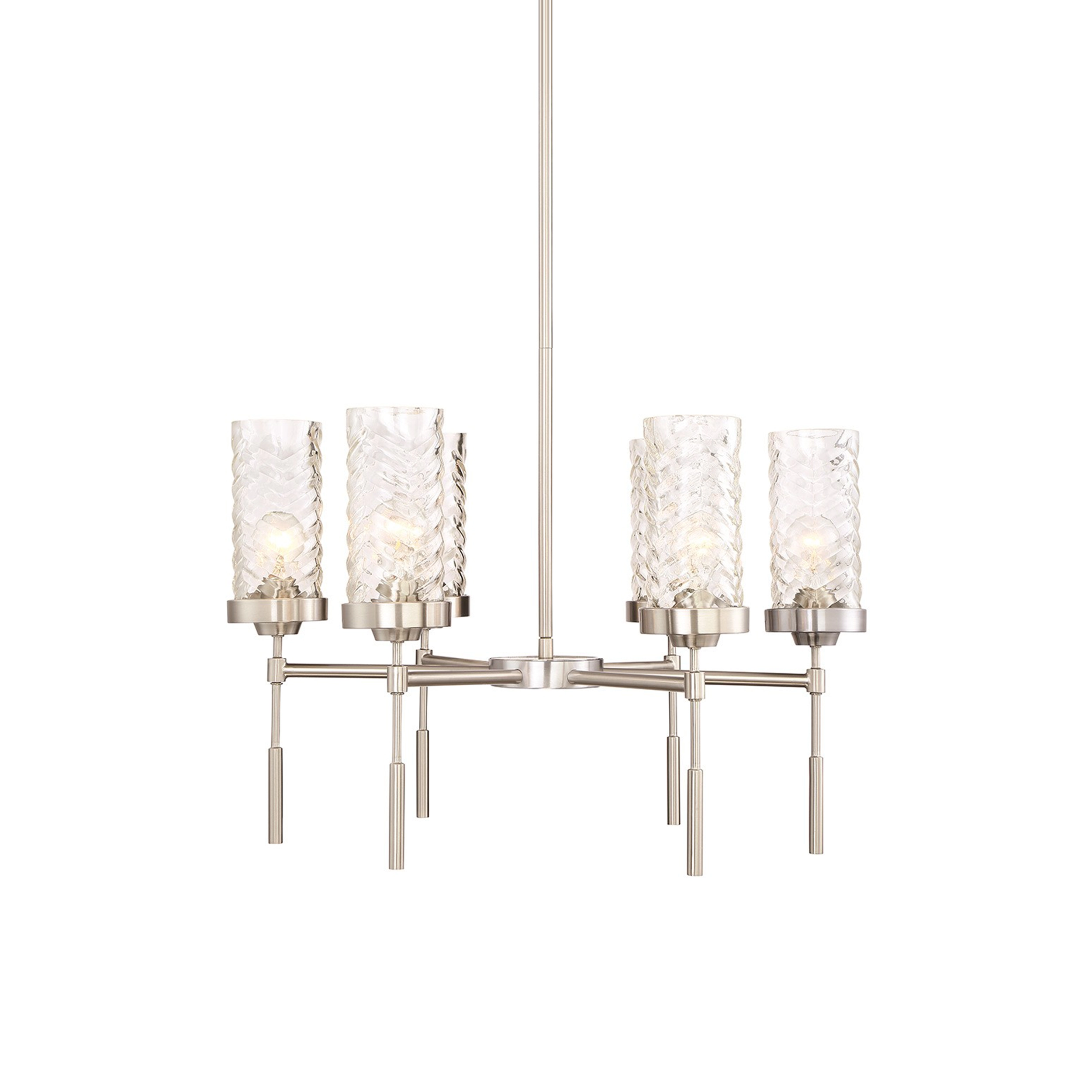 Triticus 26" Glass Chandelier