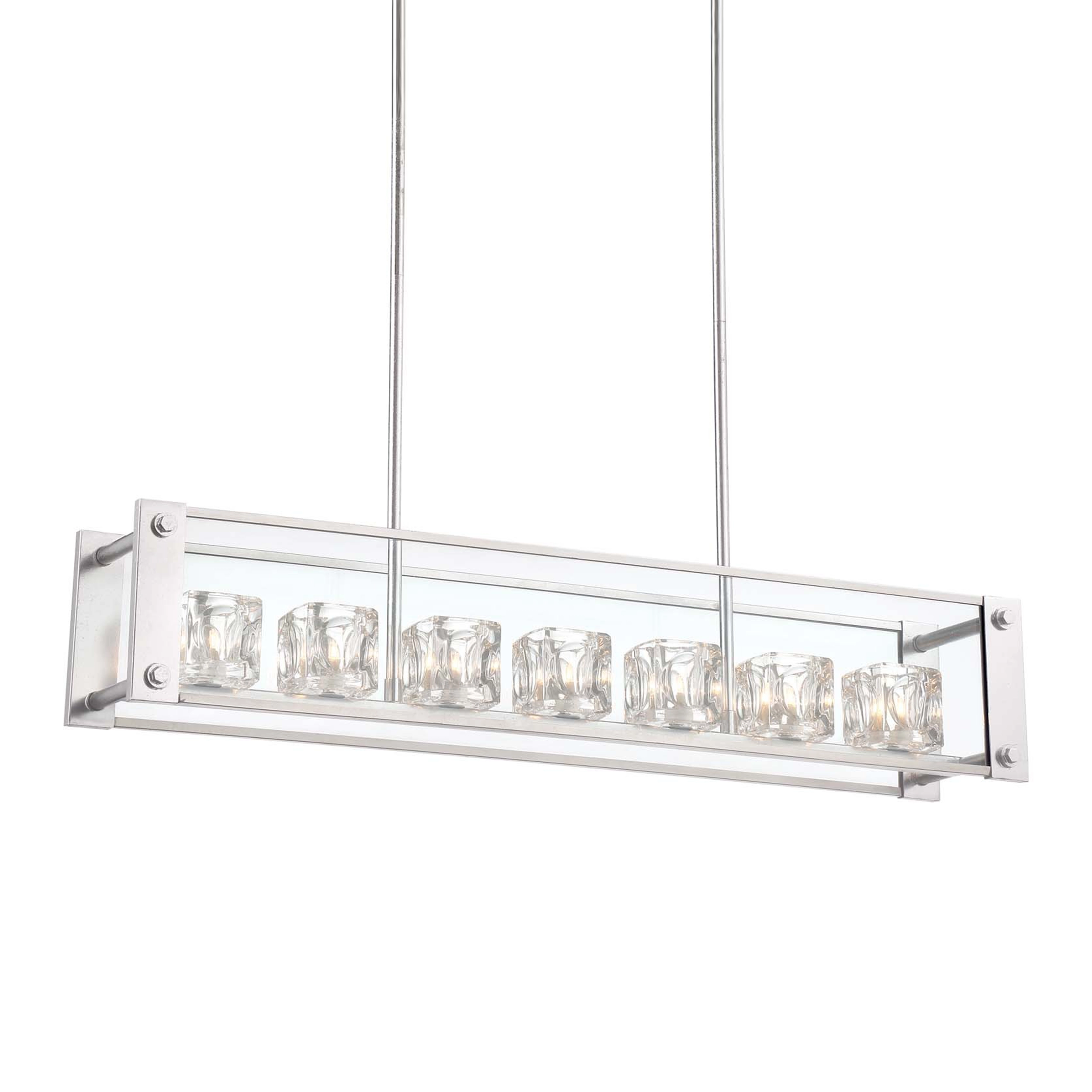 Cavern 42" Linear Crystal Chandelier
