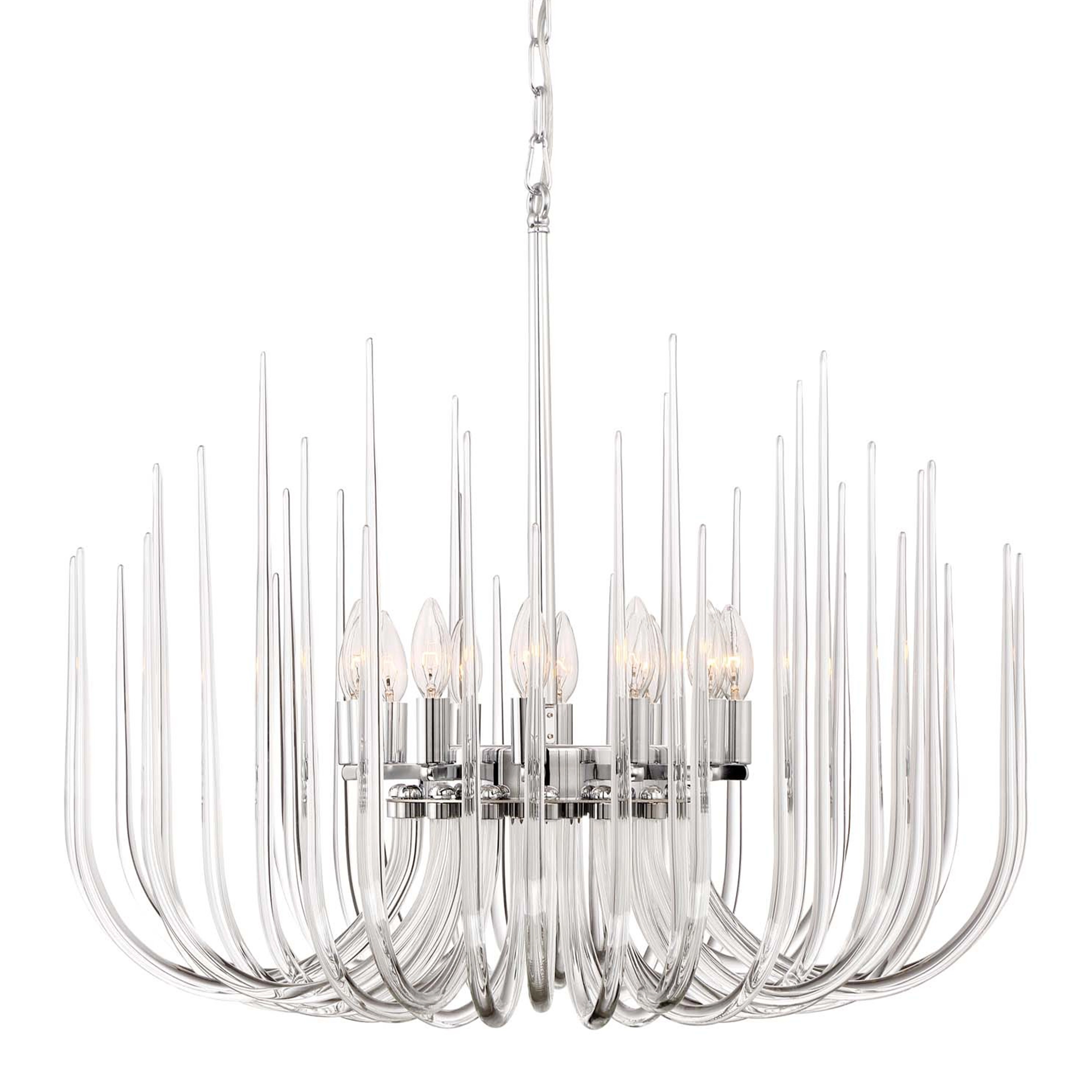 Astoria 30" Glass Chandelier