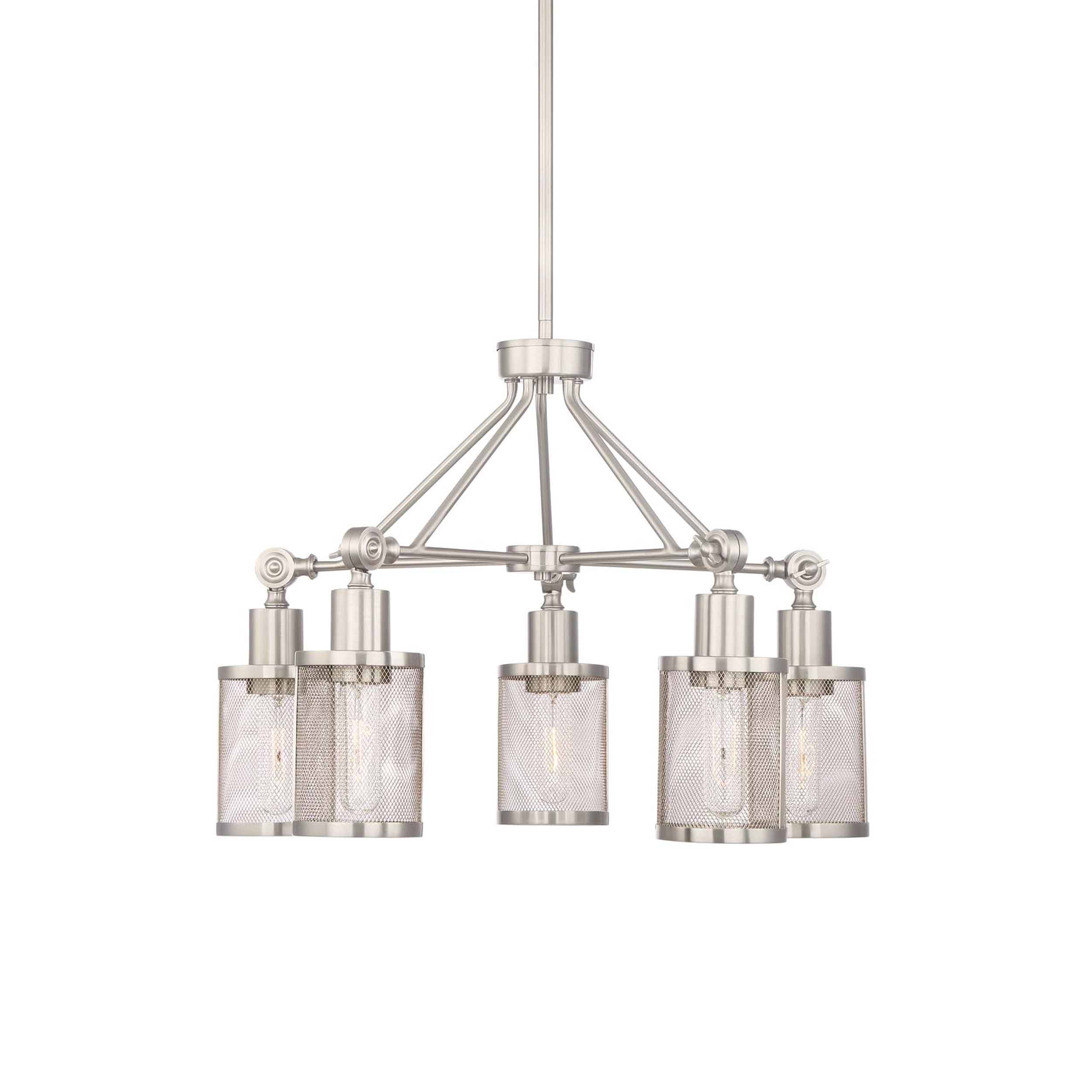 Geminus 22" Industrial Chandelier