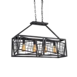 Plexus Rectangular Cage Chandelier