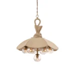 Dujour 28" Burlap Pendant