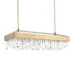 Cuspis 48" Rectangular Crystal Chandelier