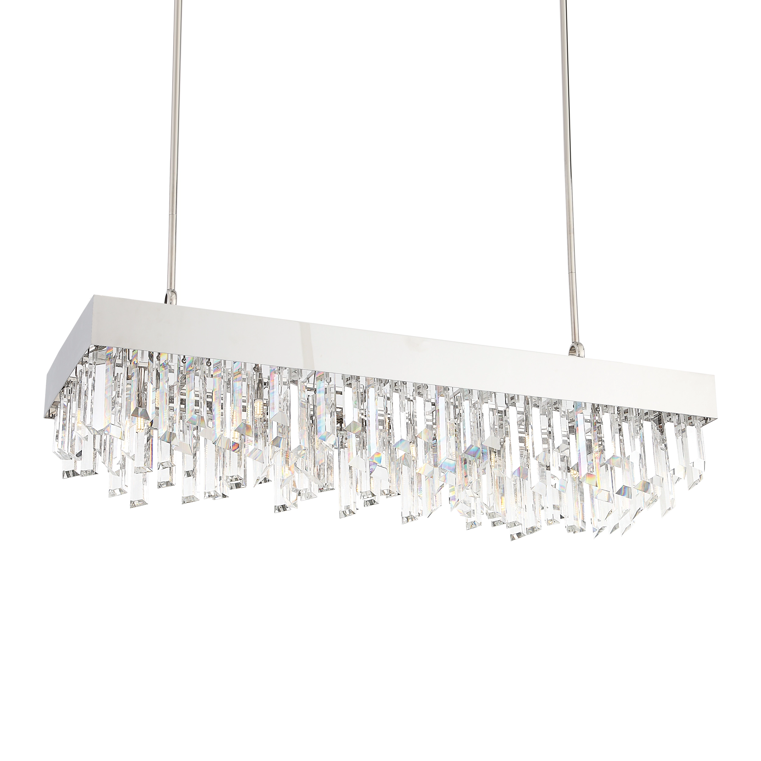 Cuspis 48" Rectangular Crystal Chandelier