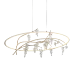 Orchard 48" Organic Crystal Chandelier