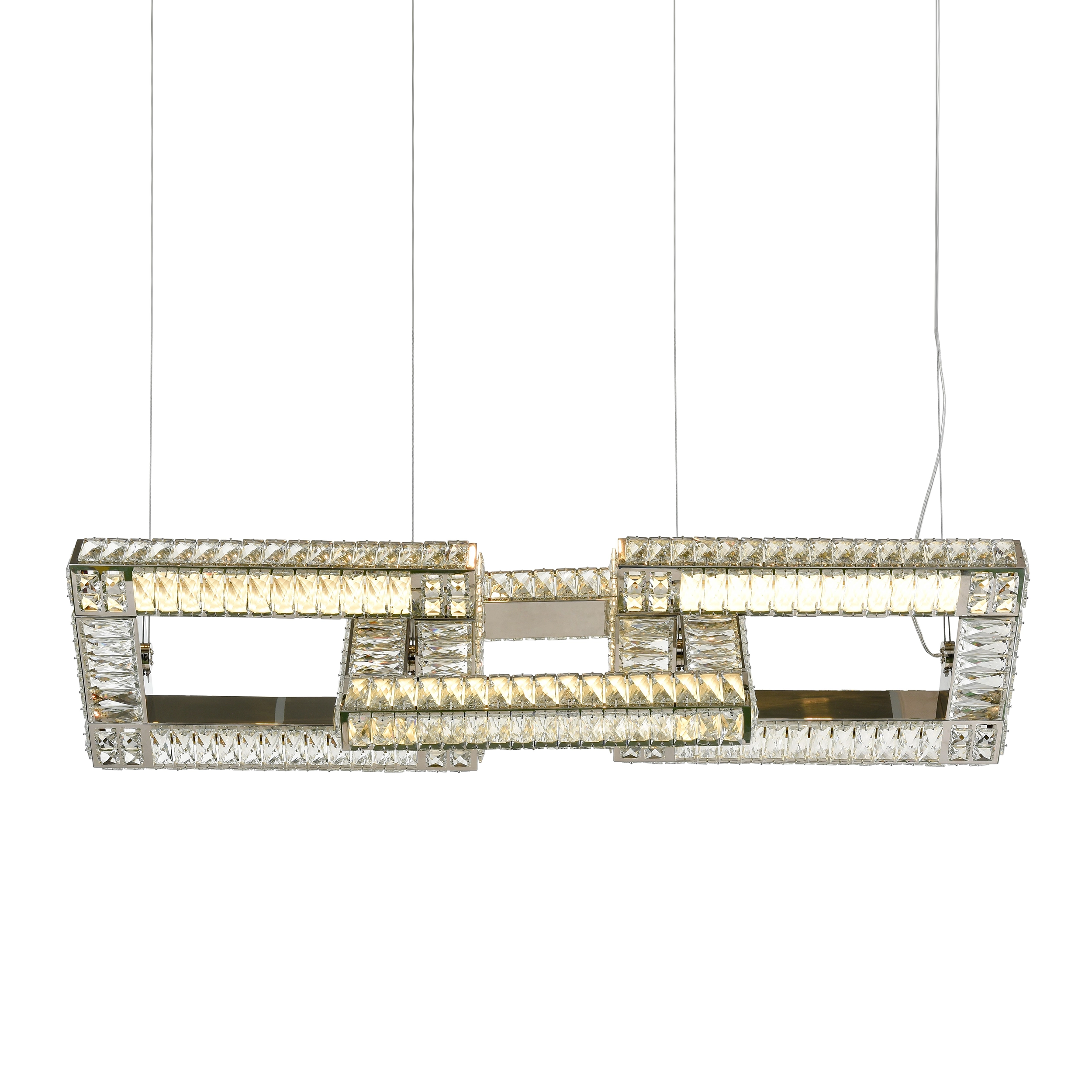 Lincroft 52" Crystal Linked Chandelier