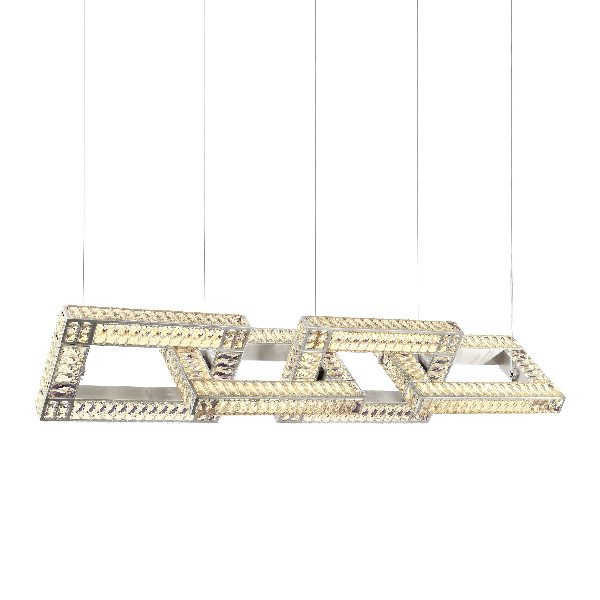 Lincroft 67" Crystal Linked Chandelier