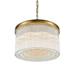 Lumineer 30" Round Crystal Chandelier