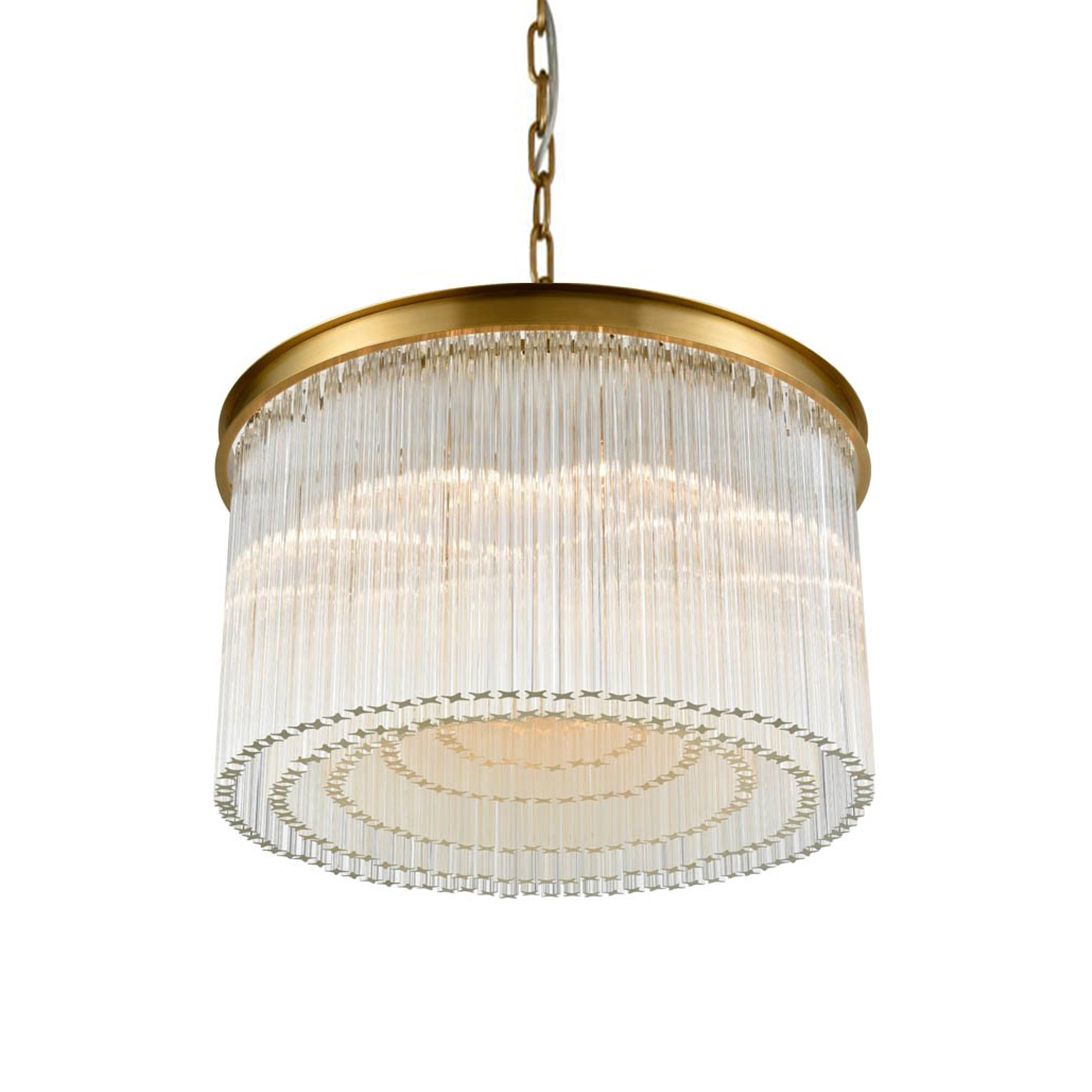 Lumineer 30" Round Crystal Chandelier