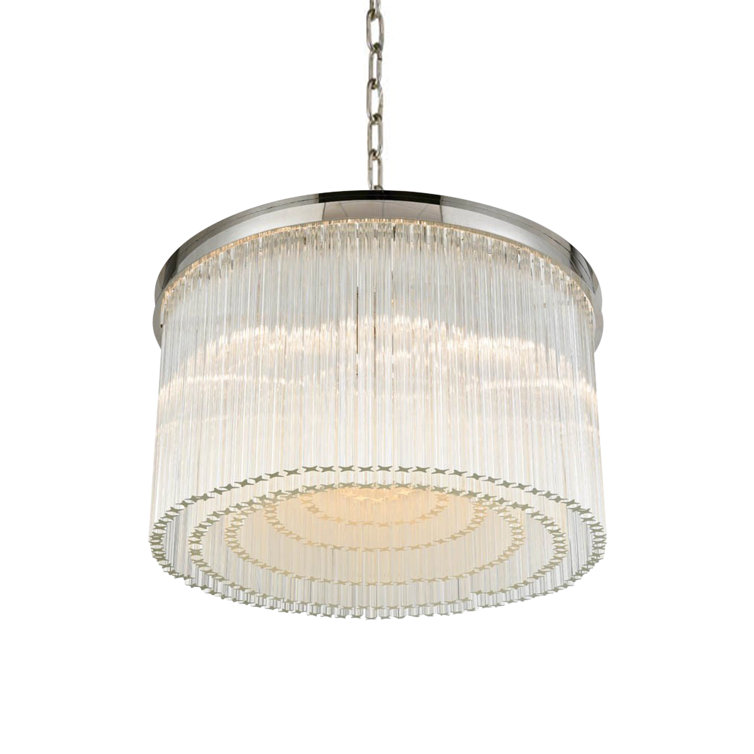 Lumineer 30" Round Crystal Chandelier