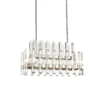 Clarion 36" Rectangular Crystal Chandelier