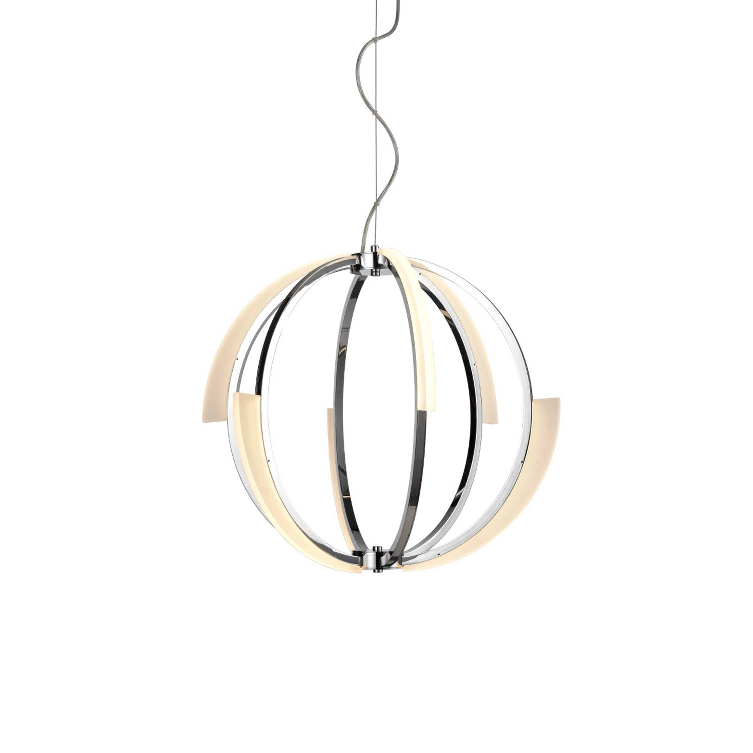 Moonlight 22" Geo Sphere Chandelier