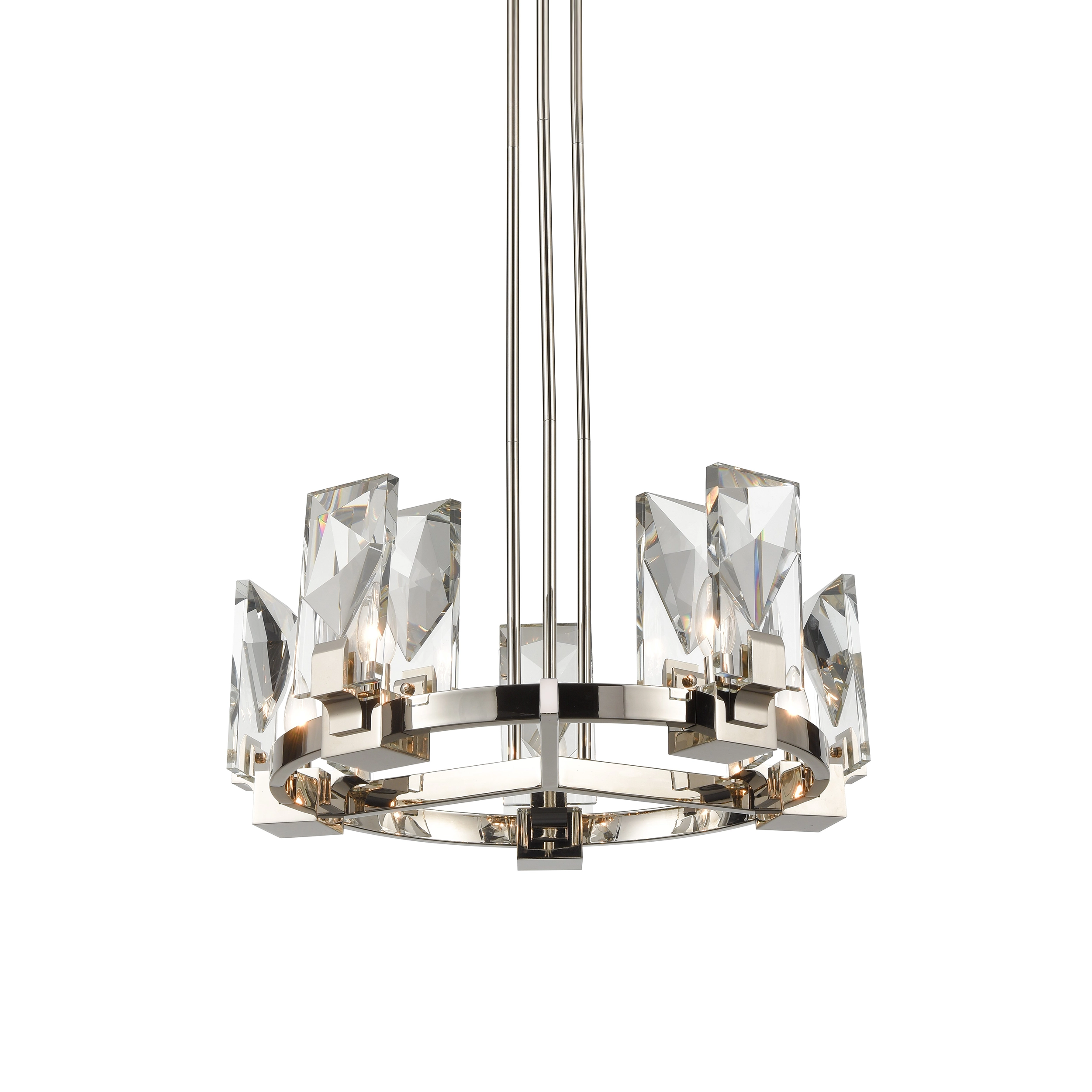 Horizon 24" Round Crystal Chandelier