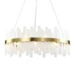 Torrent 32" Glass Ring Chandelier