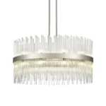 Citadel 32" Glass Drum Chandelier