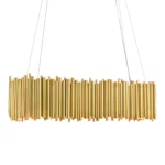 Cathedral 48" Rectangular Pipe Chandelier