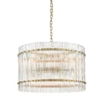 Allure 26" Glass Drum Chandelier