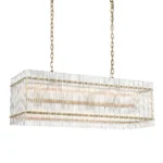 Allure 48" Rectangular Glass Chandelier