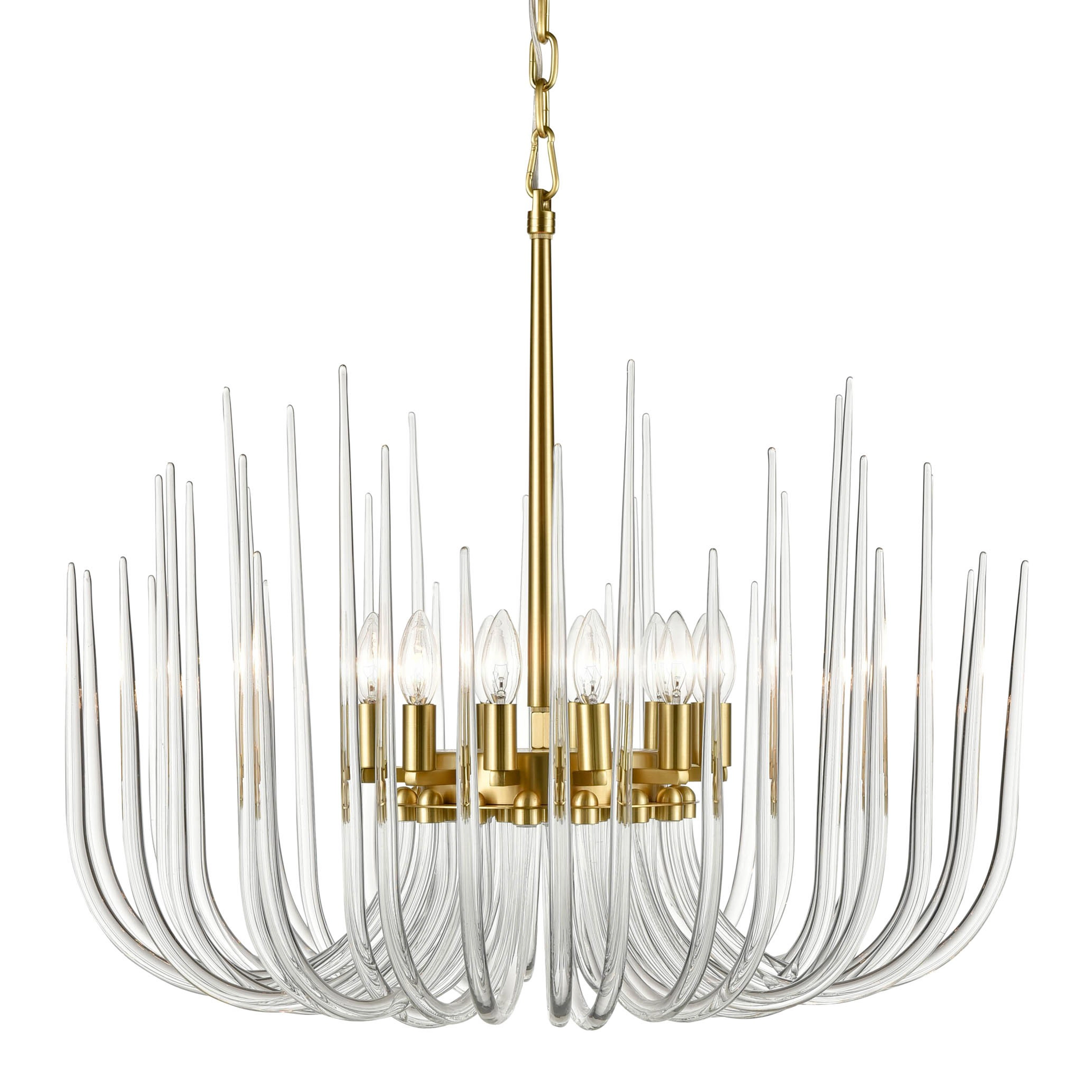 Astoria 30" Glass Chandelier