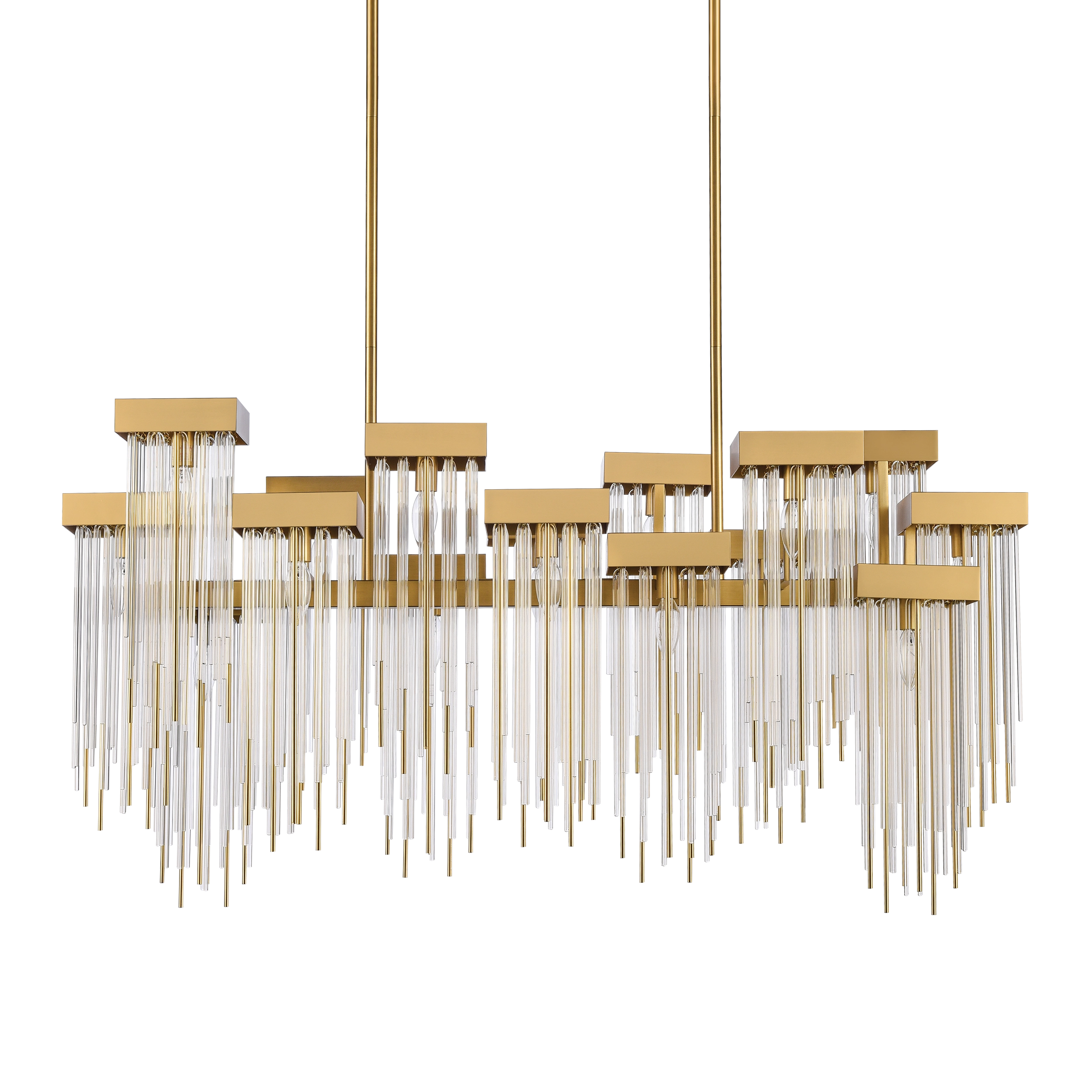 Waterfall 49" Cityscape Chandelier