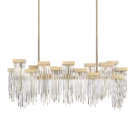 Waterfall 60" Cityscape Chandelier