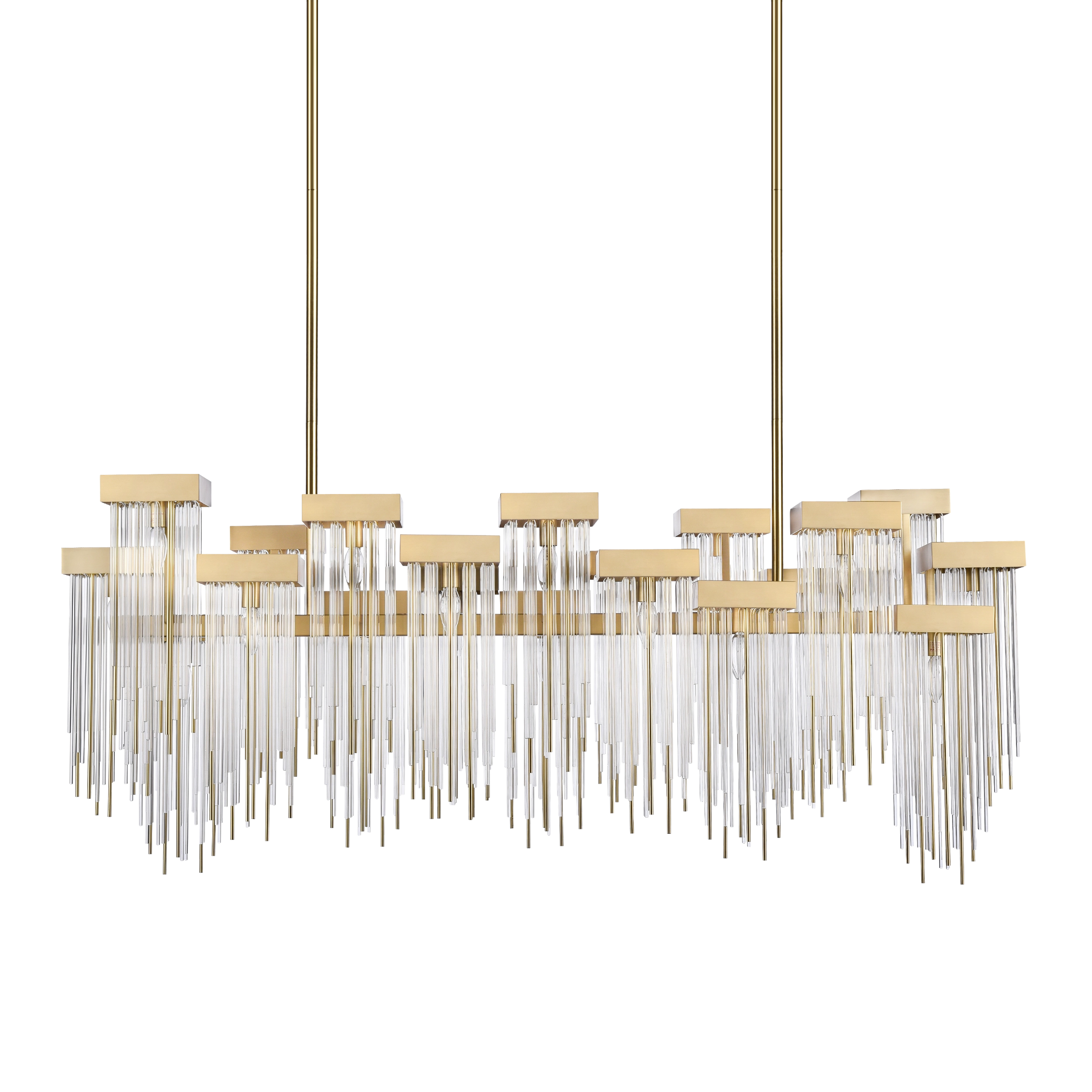 Waterfall 60" Cityscape Chandelier