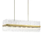 Citadel 60" Rectangular Glass Chandelier