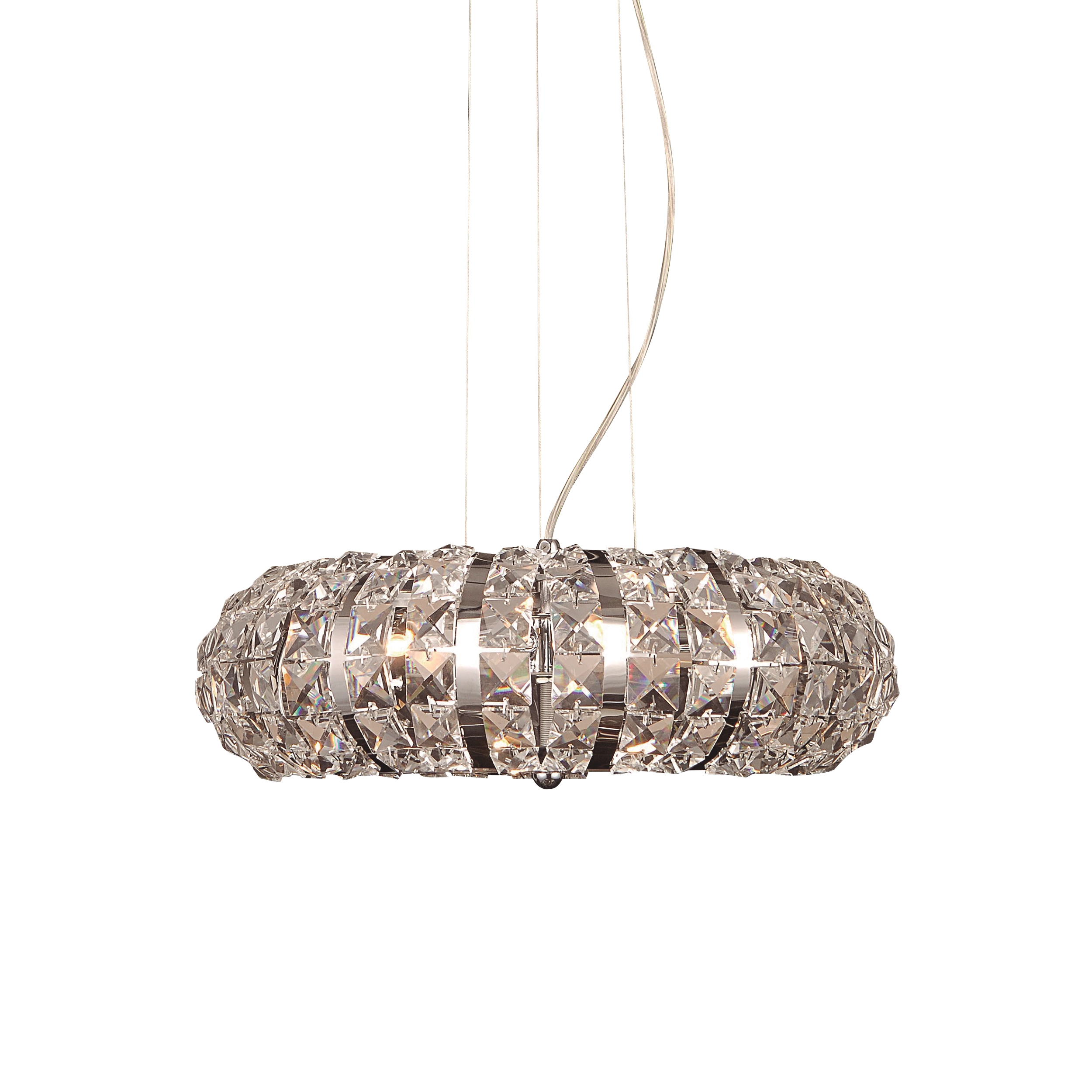 Eternity 15" Crystal Pendant