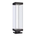 Claro 35" Square Glass Bollard