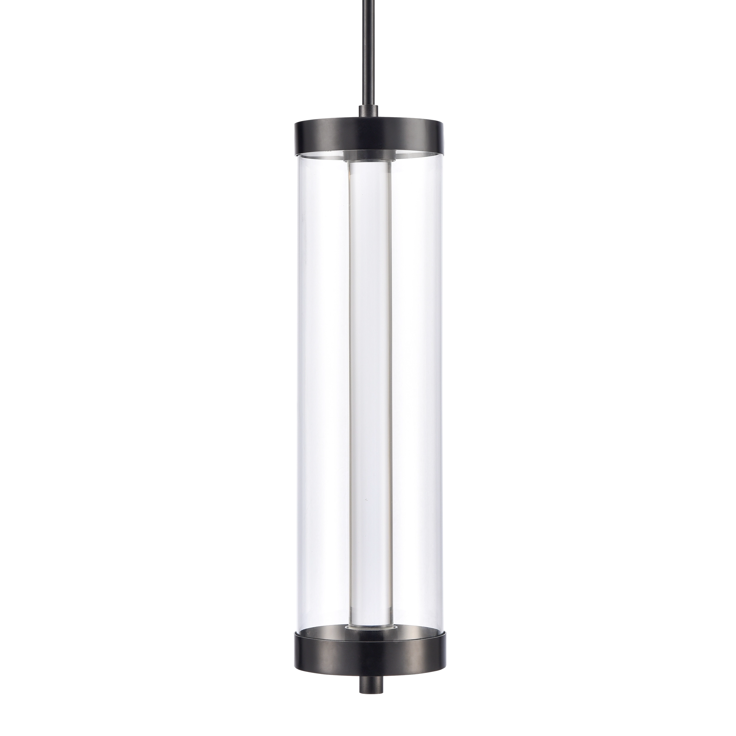 Claro 35" Round Glass Pendant