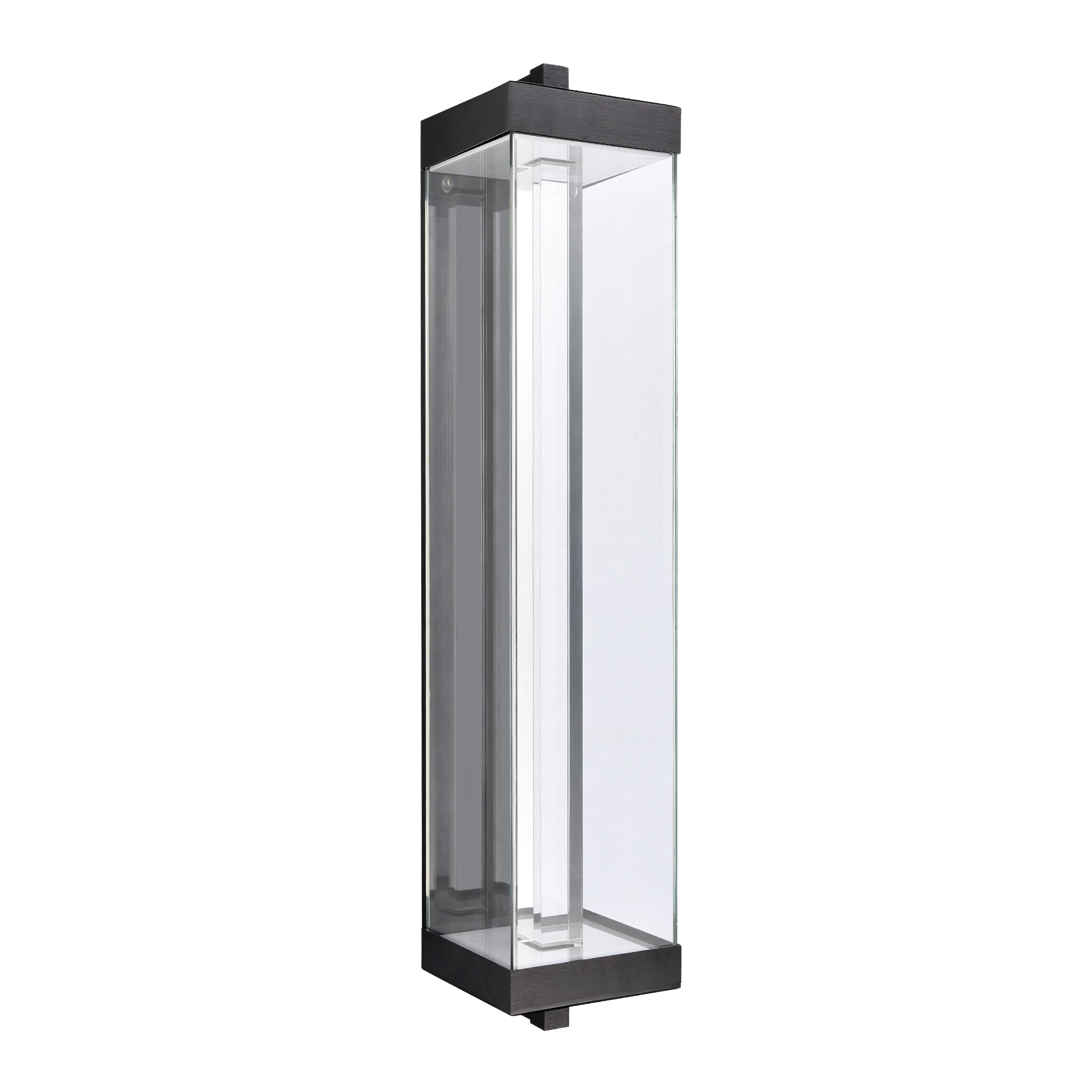 Claro 35" Square Glass Wall Sconce