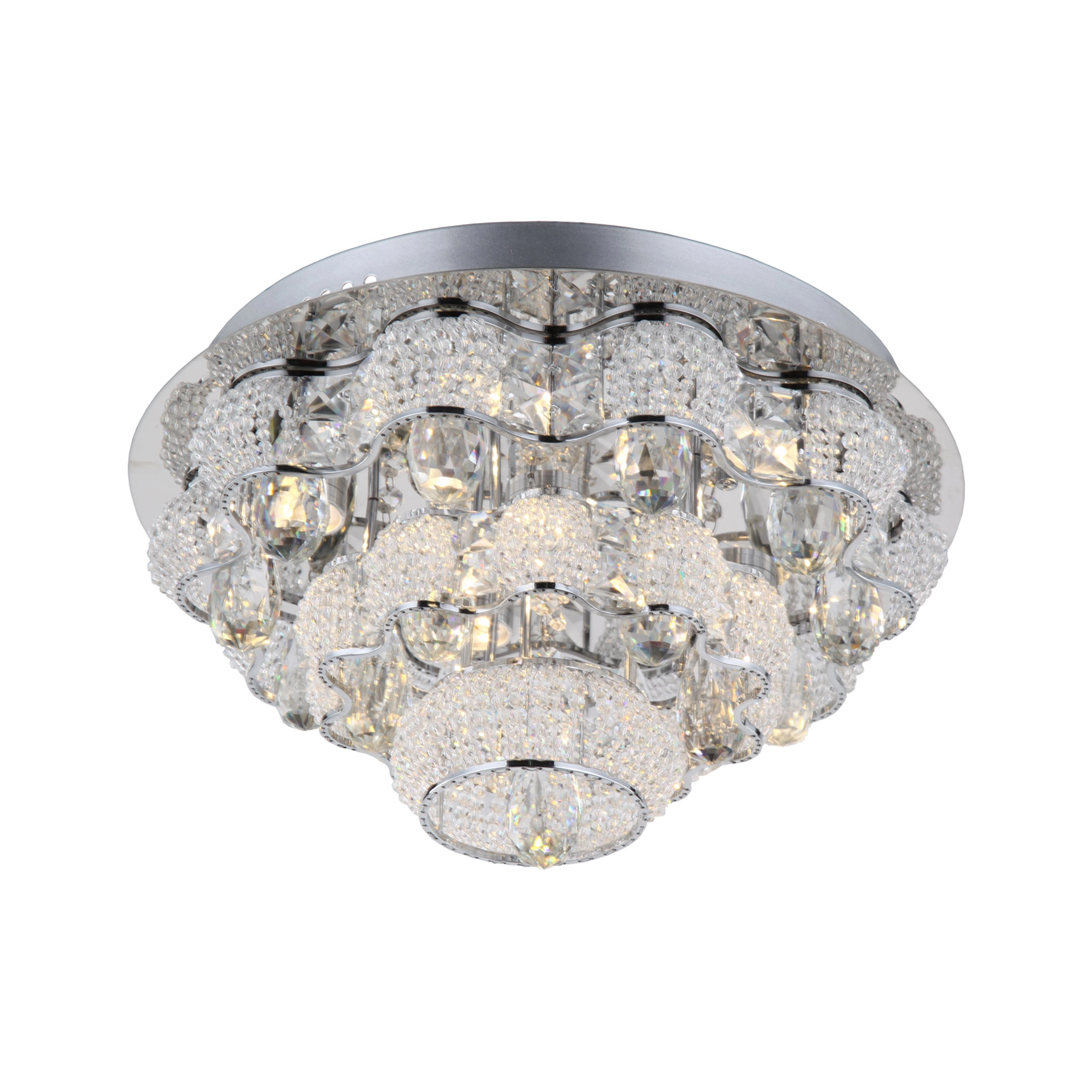 Imperial 16" Crystal Flush Mount