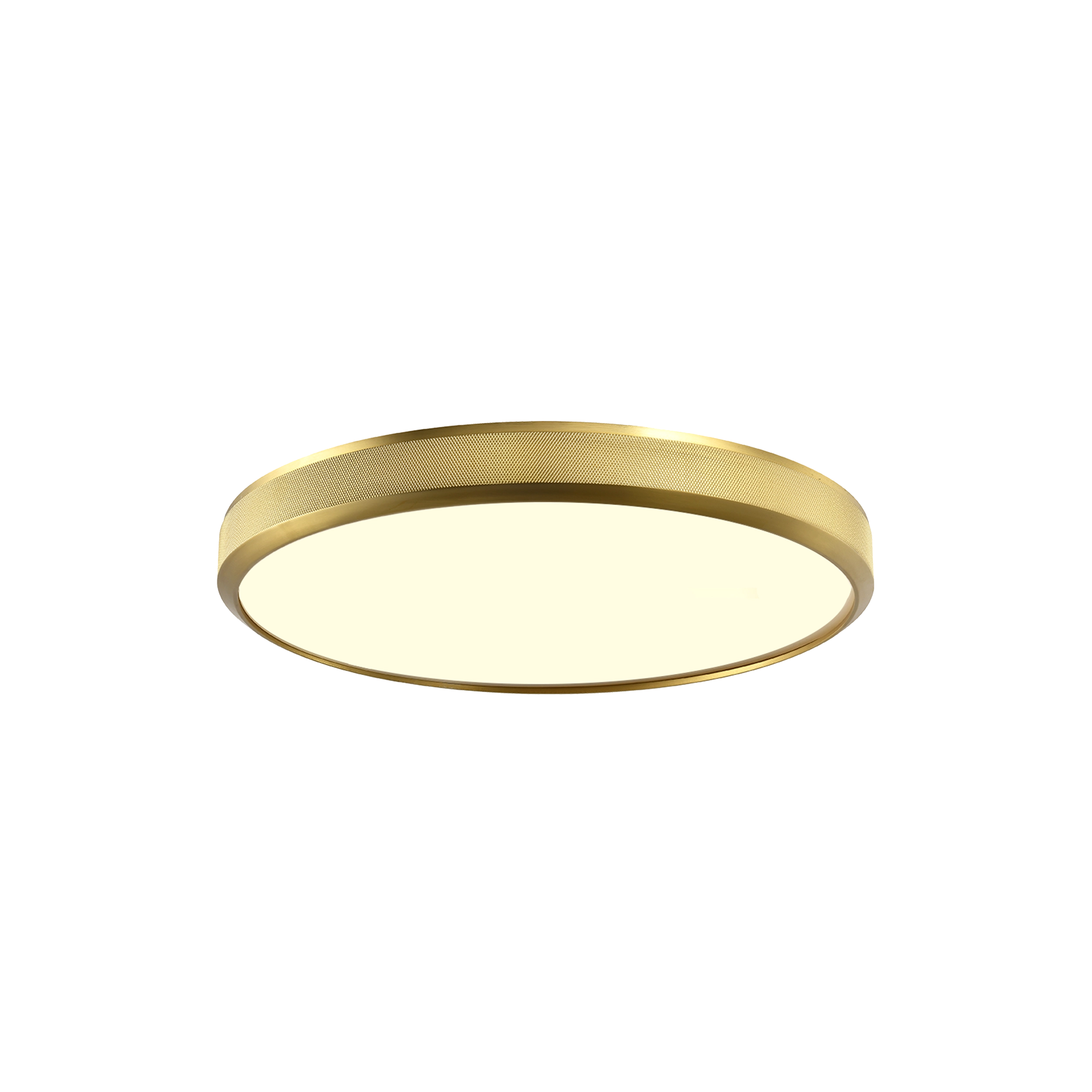 Zigrina 12" Diamond Knurled Flush Mount