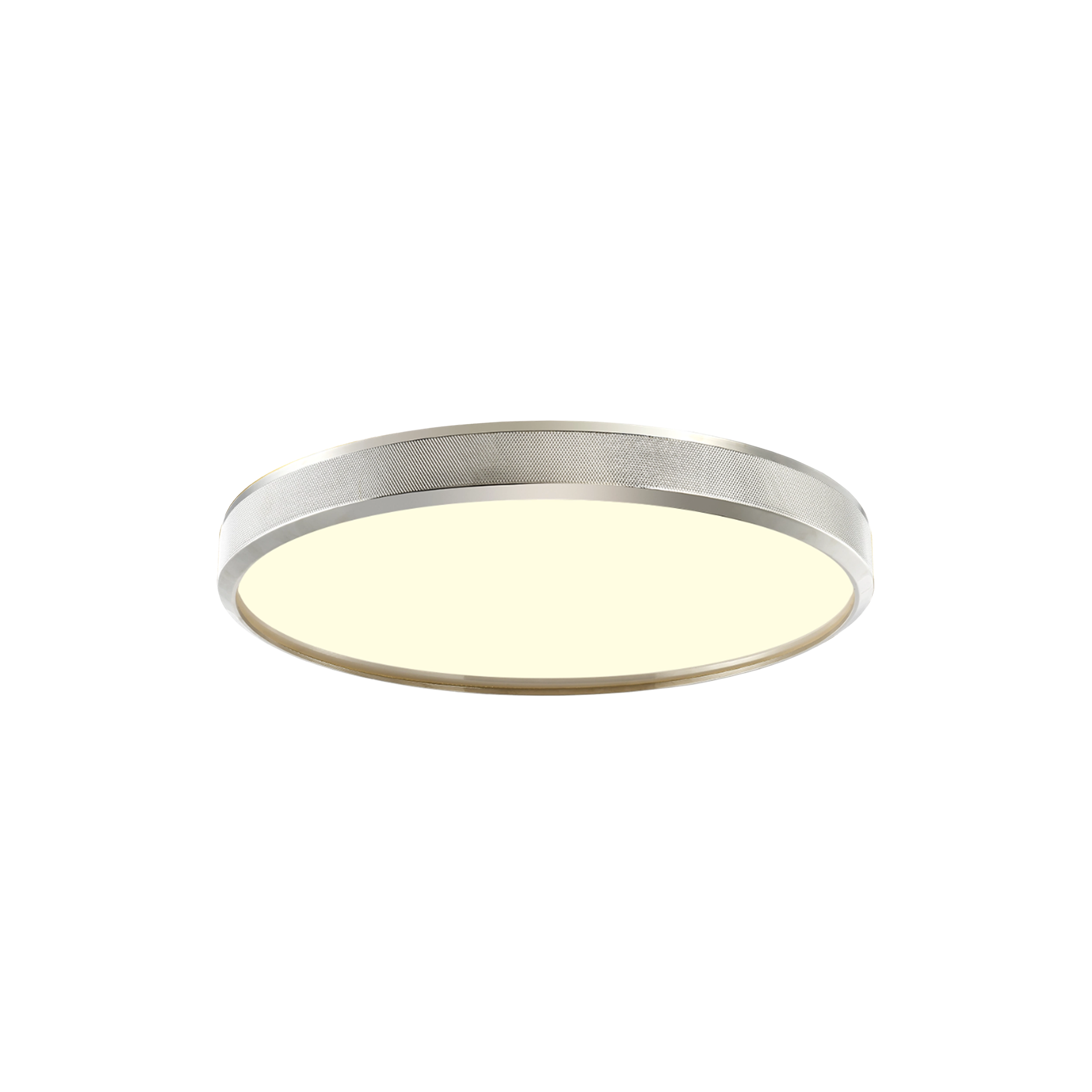 Zigrina 12" Diamond Knurled Flush Mount