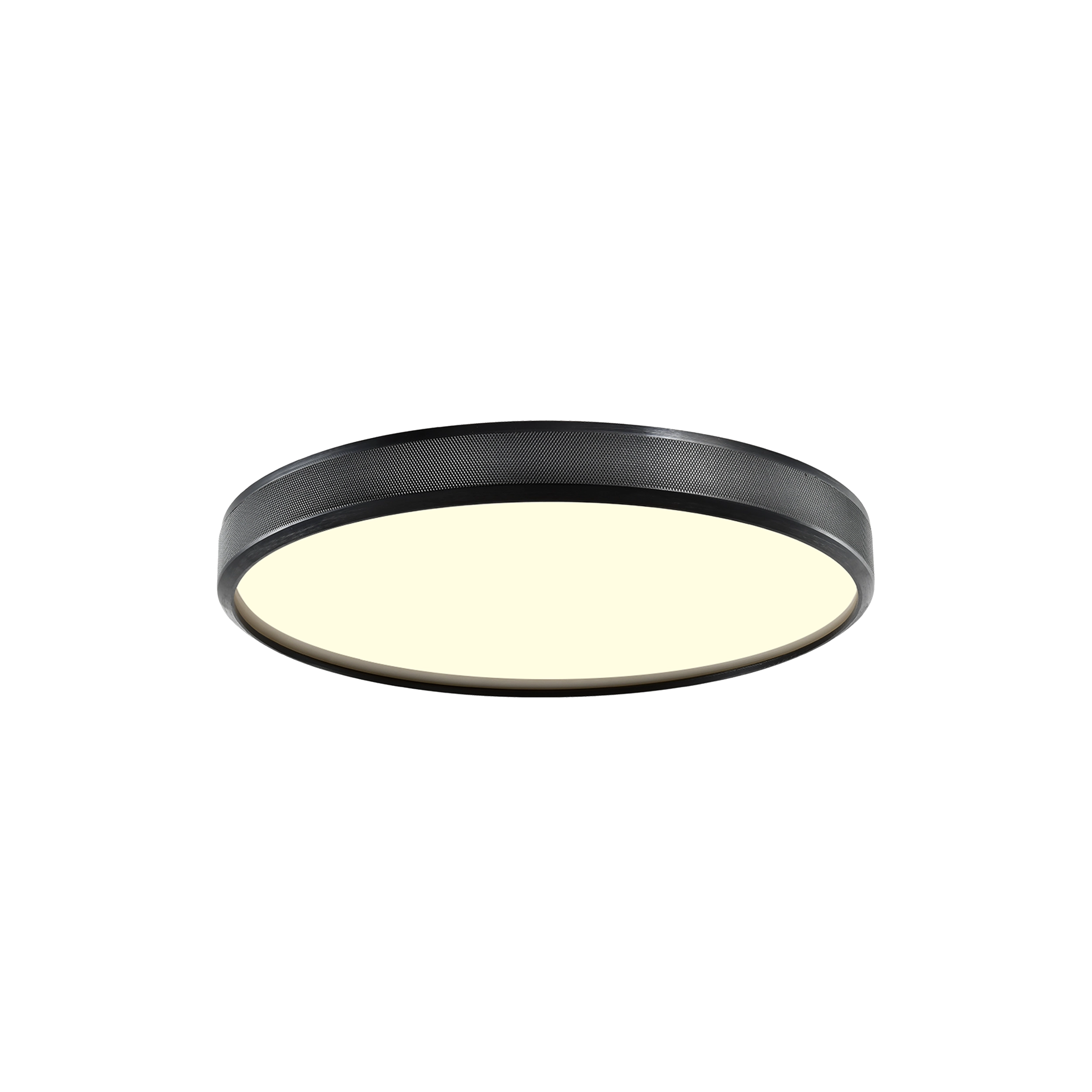 Zigrina 12" Diamond Knurled Flush Mount