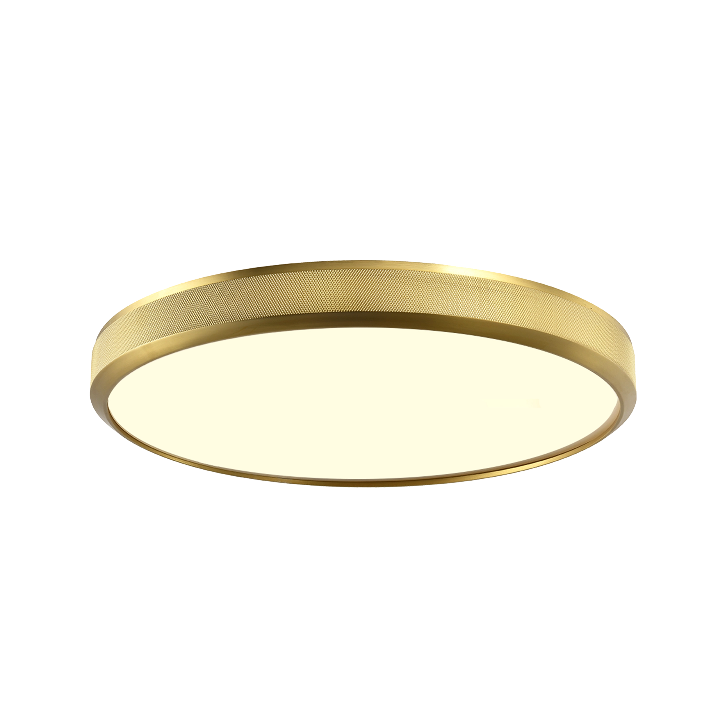 Zigrina 18" Diamond Knurled Flush Mount