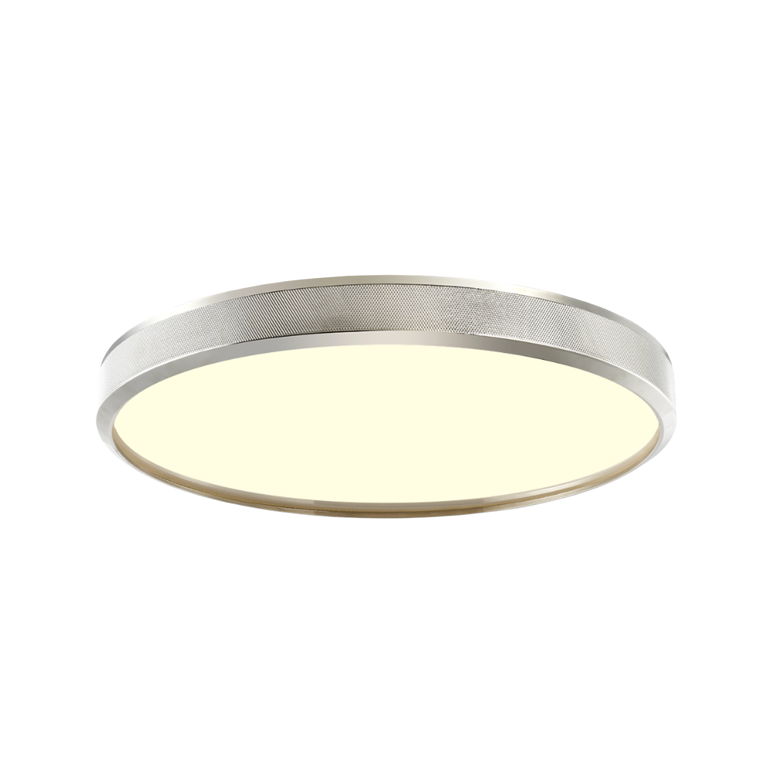 Zigrina 18" Diamond Knurled Flush Mount